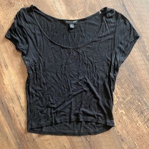 About a Girl Black Crop Top